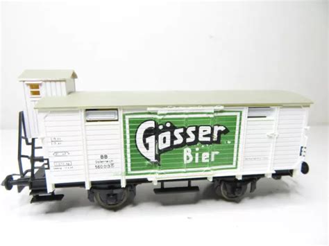 4217HO LILIPUT HO Bierwagen Gösser Bier weiß der ÖBB Wechselstrom