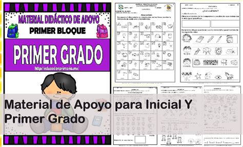 📚excelente Material De Apoyo Para Niños De Inicial Y Primer Grado Técnicas Para Docentes