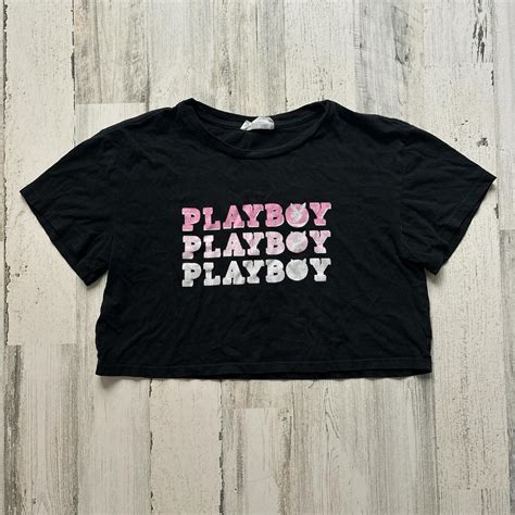 Playboy Crop Top Super Cute Playboy Crop Top Depop