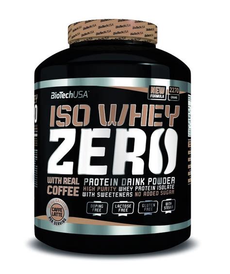 ISO Whey ZERO Caffé Latte od Biotech USA 500 g Caffé Latte 123medik cz