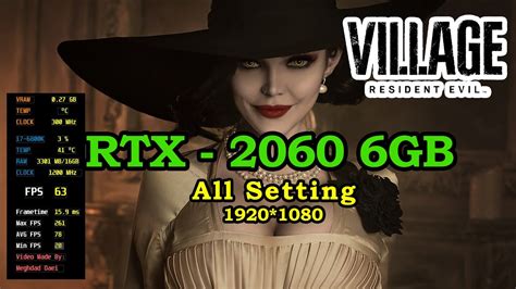 Resident Evil Village RTX 2060 6GB All Setting FPS Gameplay YouTube