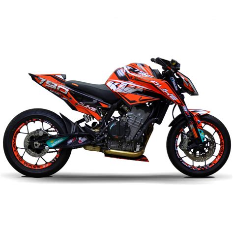 4moto KTM DUKE 790 890 Ab 2018 Dekor Stickerkit Pro