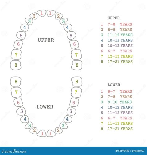 Printable Tooth Color Chart