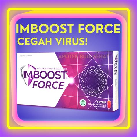 Jual Imboost Force Per Strip Isi 10 Tablet Vitamin Tingkatkan Daya