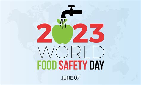 2023 Concept World Food Safety Day Vector Design Illustration Healthy