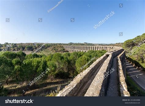 Tomar Aqueduct Aqueduto De Pegoes Ancient Stock Photo 2112610484 ...