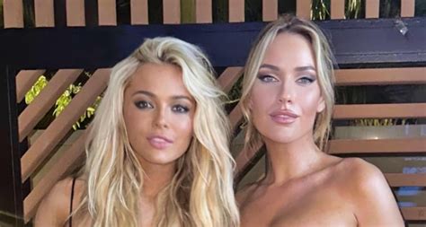 Olivia Dunne And Paige Spiranac Has Social Media Going Wild Over Their “twin” See Through Dresses