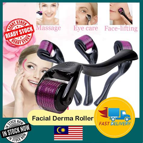 Ready Stock🔥 Micro Needle Roller Facial Derma Roller Touch Micro