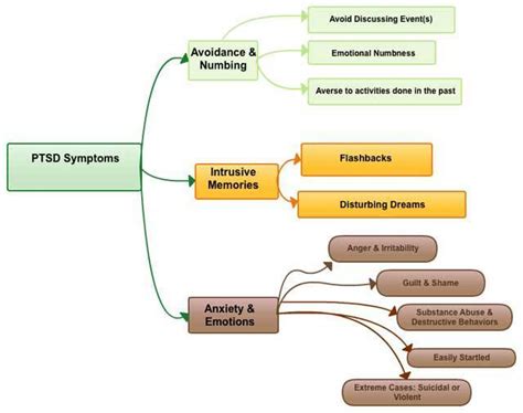 Ptsd Signs And Symptoms Flow Chart The Battle Buddy Foundation