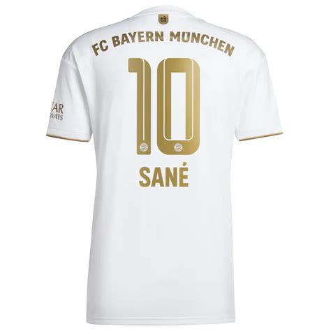 Bayern Munich SANÉ 10 Away Jersey 2022 23 Goaljerseys