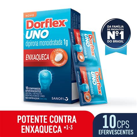 Analg Sico Dorflex Uno Enxaqueca G Comprimidos Efervescentes