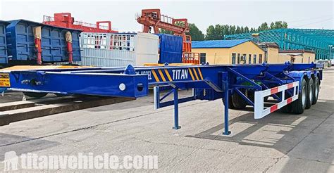 3 Axle 40ft Container Chassis For Sale In Vietnam