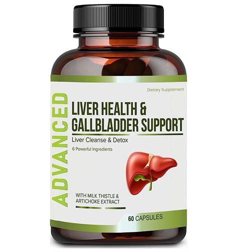 Advanced Liver Cleanse Detox And Repair And Gallbladder Supplement 60