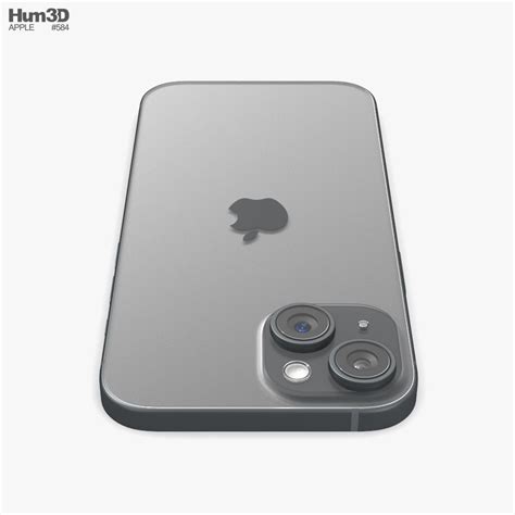 Apple iPhone 15 Black 3D model - Download Phones on 3DModels.org