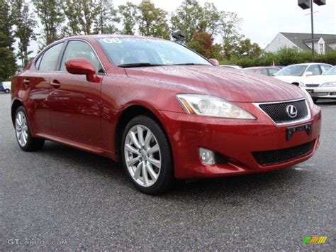 2008 Matador Red Mica Lexus Is 250 Awd 55487734 Photo 1 Car Color Galleries