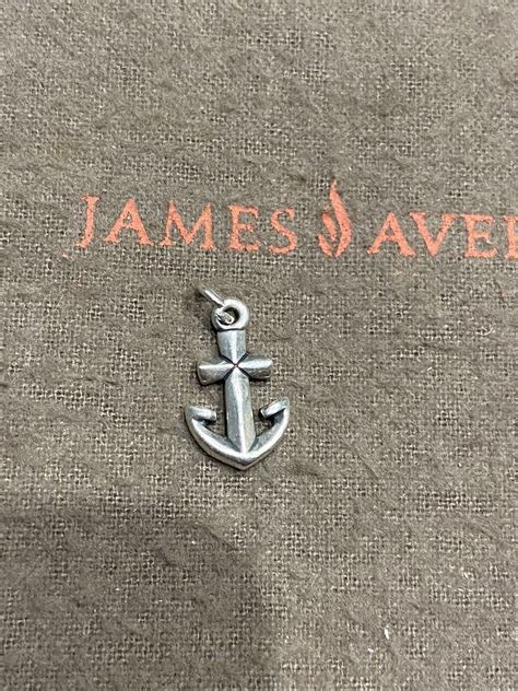 James Avery Retired Cross Anchor Of Hope Charm Sterli Gem