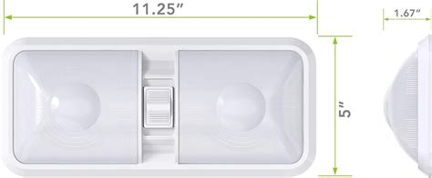 Leisure LED 2 Pack RV Double Dome Light Fixture Review RV And