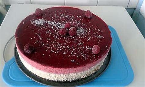 Recette De Bavarois Mousse Chocolat Blanc Noix De Coco Framboise