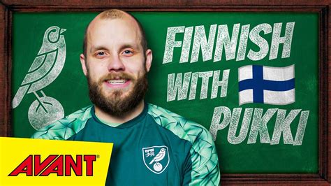 Junior Canaries Learn Finnish With Teemu Pukki Youtube