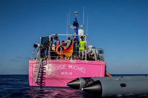 Banksy Funded Refugee Rescue Boat Helped By Italian Coastguard After Becoming Stranded In