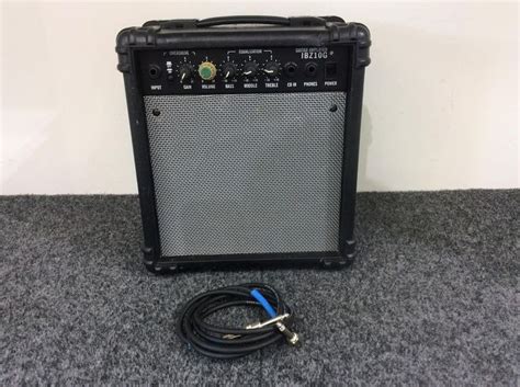 Ibanez Ibz10g Guitar Amplifier Portable Compact Amp 10 Watt 60hz With