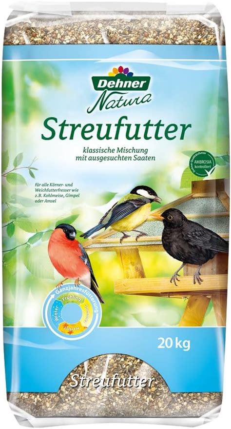 Dehner Natura Vogelfutter Wildvogelfutter Ganzj Hriges Futter