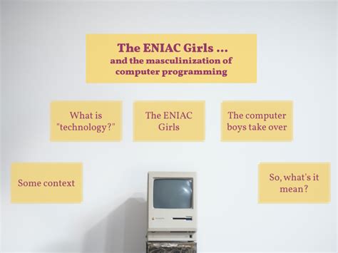 The Eniac Girls And The Masculinization Of Computer Programming By