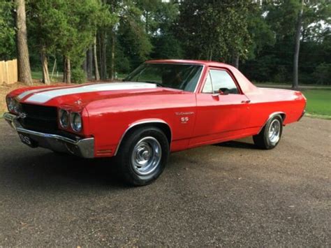 Chevrolet El Camino Sport Coupe Sportscar Red Rwd Automatic Ss