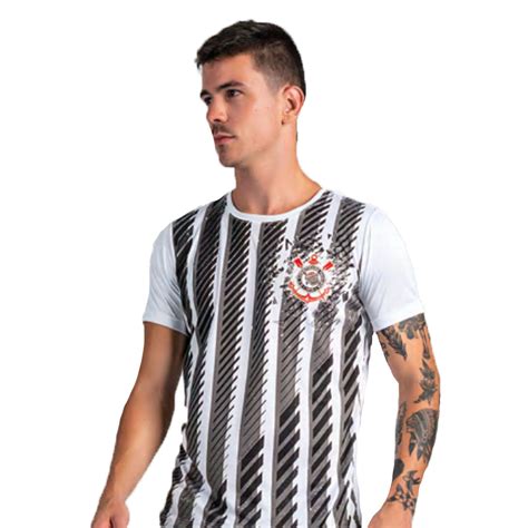 Camisa Corinthians Masculina Time Camiseta Licenciada Nf Malú