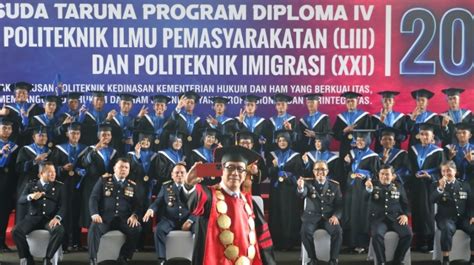 Yasonna Kepada Wisudawan Politeknik Pemasyarakatan Imigrasi Kalian