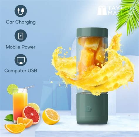 Hyundai Portable Juice Cup Blender Blendjet Usb Rechargeable Tv