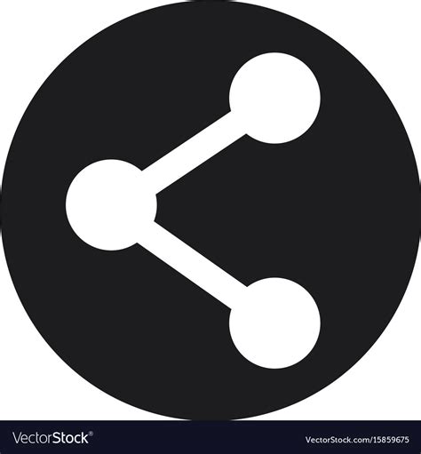 sharing social media symbol royalty  vector image