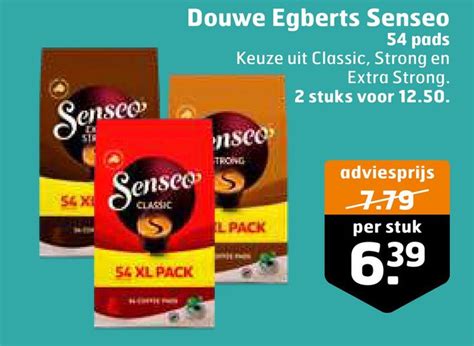 Douwe Egberts Senseo 54 Pads Aanbieding Bij Trekpleister