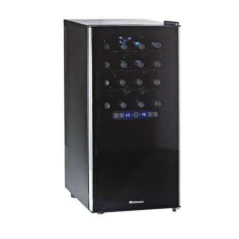 Wine Enthusiast Silent Bottle Dual Zone Touchscreen Wine Cooler