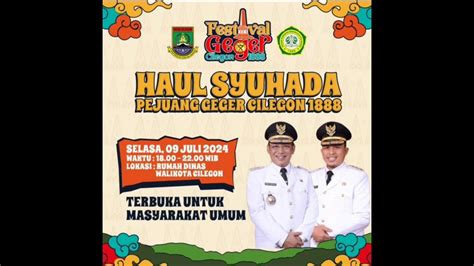 Live Haul Syuhada Pejuang Geger Cilegon Youtube