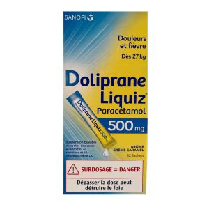 Doliprane Liquiz Paracetamol Mg Suspension Buvable