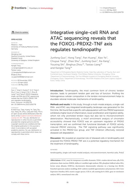 Pdf Integrative Single Cell Rna And Atac Sequencing Reveals That The