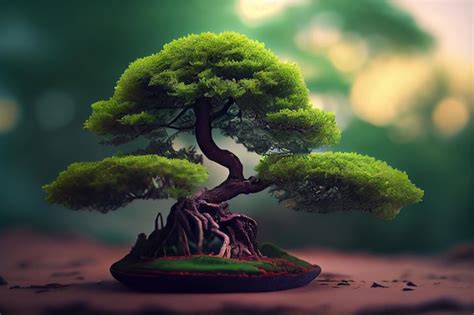 Premium Photo Beautiful Bonsai Tree In The Garden