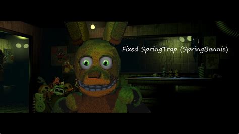 Fixed Springtrap Springbonnie Fnaf Speed Edit Youtube