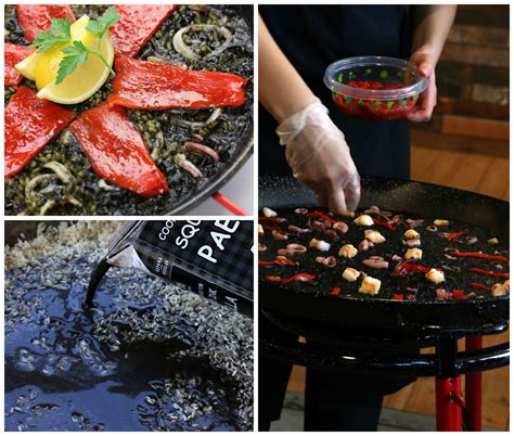 Squid Ink Paella (Arròs Negre/Arroz Negro) - The Daring Gourmet