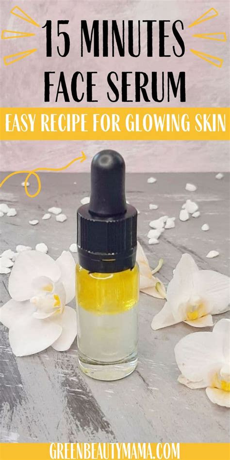 Diy Face Serum For Glowing Skin Anti Aging Homemade Natural Anti Aging