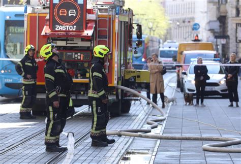 Vatrena Buktinja Na Vrhu Nebodera Sirene Odjekivale Zagrebom Hitne