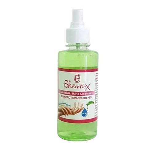 SheenBox 250 Ml Aloe Vera Aromatic Hand Cleanser Spray Bottle At Rs 35