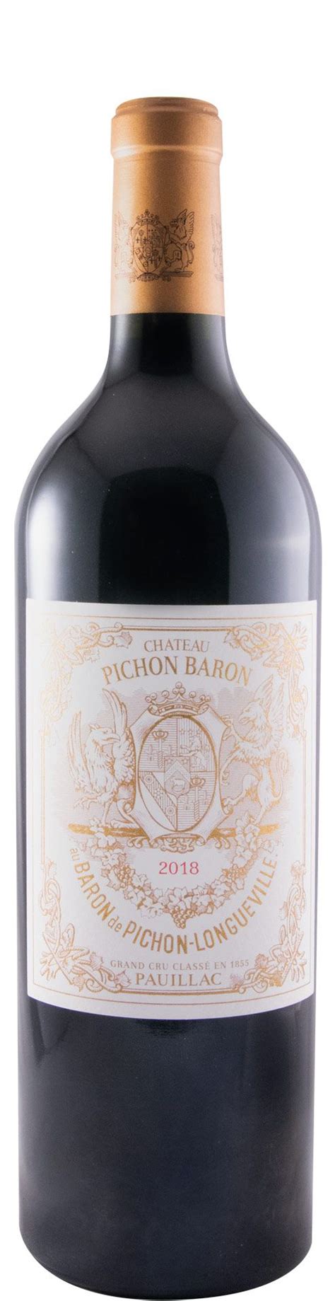 2018 Château Pichon Baron au Baron de Pichon Longueville Pauillac tinto