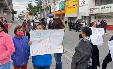 Manifestación en Ecatepec cierran avenida Morelos por falta de agua