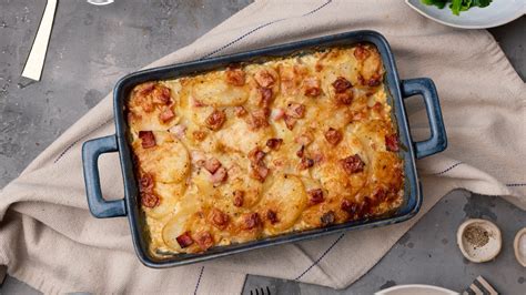 Creamy Ham And Potatoes Au Gratin Recipe