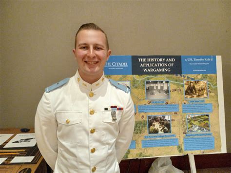 Citadel cadets in the Honors Program display their academic excellence ...