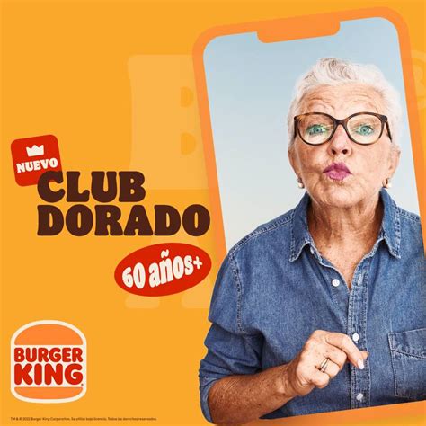 Burger King ofrece recompensas a los de 60 años en adelante Activo