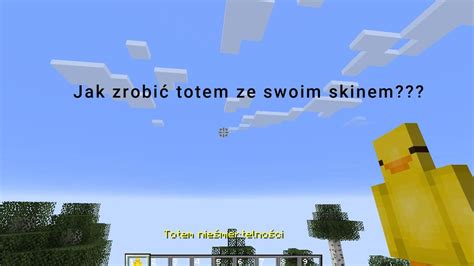 Jak Zrobi Totem Ze Swoim Skinem W Minecraft Youtube