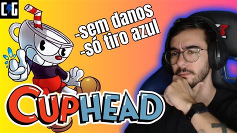 Cuphead Mas Sem Tomar Dano E S Pode Usar O Tiro Azul Desafio